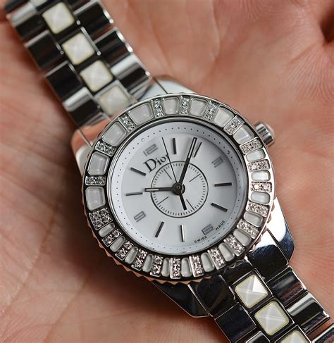 dior christal sapphire crystal diamonds cd112115|Dior Christal Diamond and Sapphire Ladies Watch .